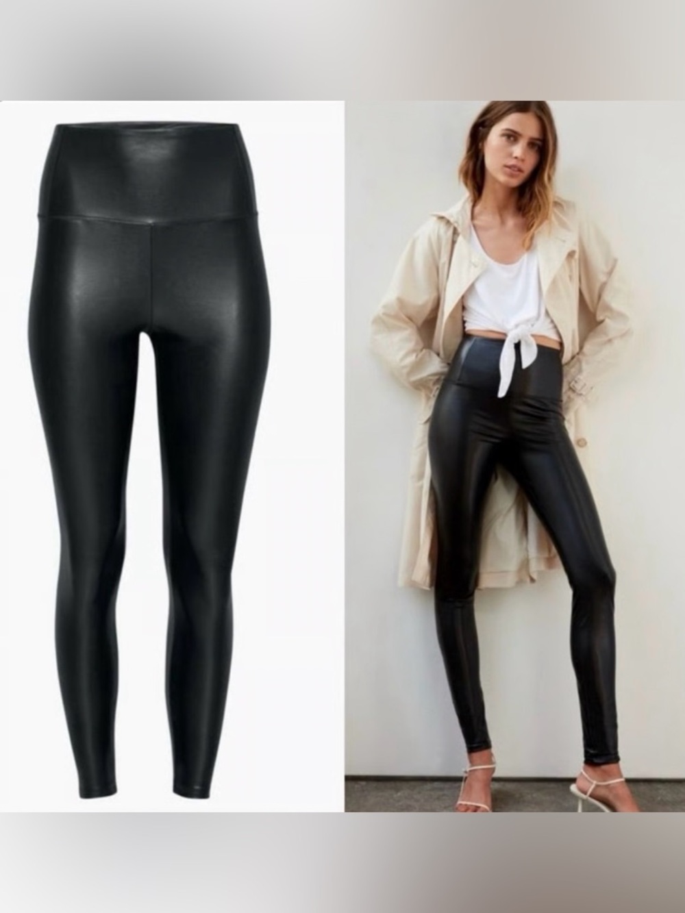 NEW WITH TAGS Aritzia Wilfred Free Black Daria Leggings Small